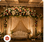 Wedding decoration setup