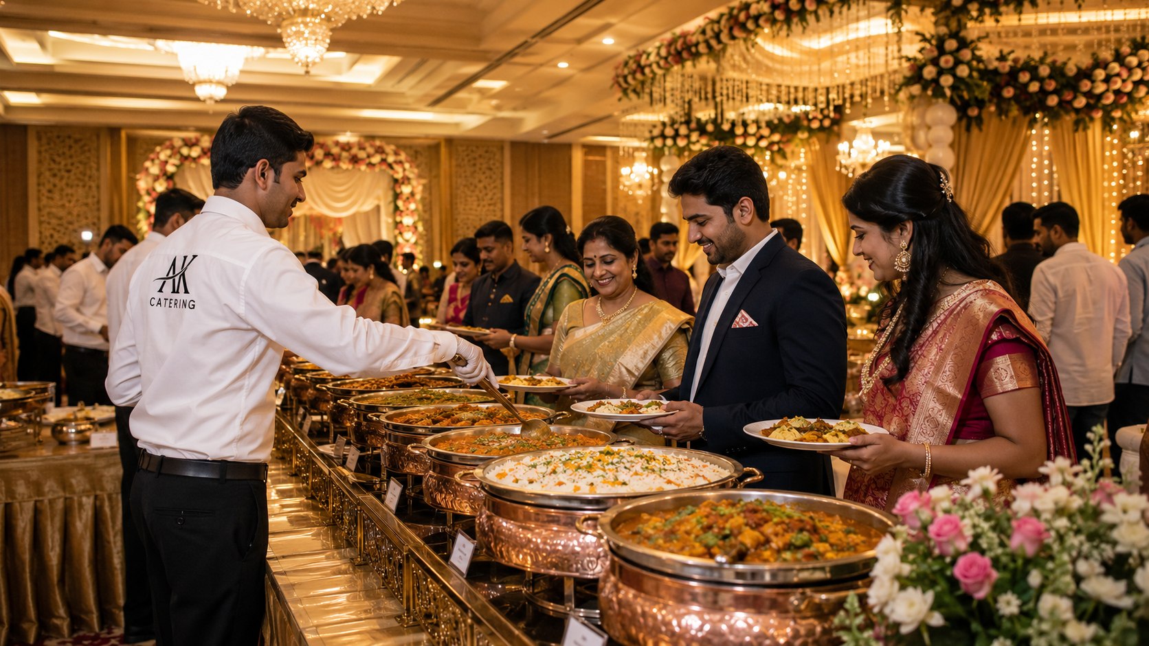 AK Catering buffet service